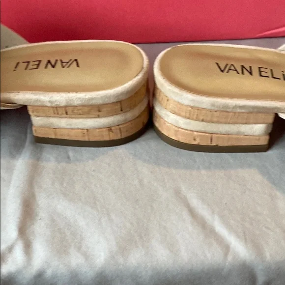 Vaneli Cork Suede Slide sandal 7.5 - Picture 11 of 12
